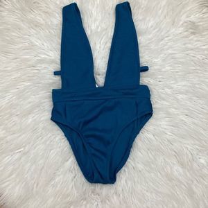 The Bikini Lab Blue/Teal One Piece Swim Suit
